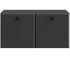 TV staliukas Sieninė TV spintelė 59,5 x 41 x 30 cm Juoda Apdirbta mediena
