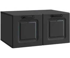 TV staliukas Sieninė TV spintelė Juoda 59,5 x 41 x 30 cm Apdirbta mediena