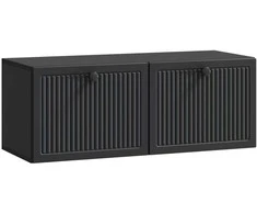TV staliukas Sieninė TV spintelė Juoda 78,5 x 31 x 30 cm Apdirbta mediena