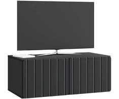 TV staliukas Sieninė TV spintelė Juoda 78,5 x 41 x 30 cm Apdirbta mediena