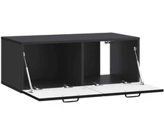 TV staliukas Sieninė TV spintelė Juoda 78,5 x 41 x 30 cm Apdirbta mediena