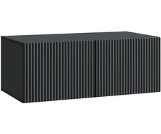 TV staliukas Sieninė TV spintelė Juoda 78,5 x 41 x 30 cm Apdirbta mediena