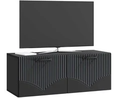 TV staliukas Sieninė TV spintelė Juoda 78,5 x 31 x 30 cm Apdirbta mediena