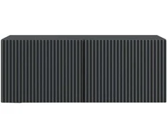 TV staliukas Sieninė TV spintelė 78,5 x 31 x 30 cm Juoda Apdirbta mediena