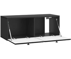 TV staliukas Sieninė TV spintelė 78,5 x 31 x 30 cm Juoda Apdirbta mediena