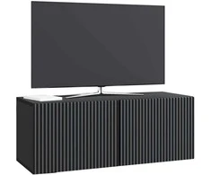 TV staliukas Sieninė TV spintelė Juoda 78,5 x 31 x 30 cm Apdirbta mediena