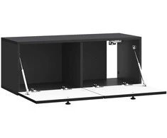 TV staliukas Sieninė TV spintelė Juoda 78,5 x 31 x 30 cm Apdirbta mediena