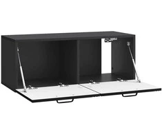 TV staliukas Sieninė TV spintelė Juoda 78,5 x 31 x 30 cm Apdirbta mediena