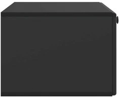 TV staliukas Sieninė TV spintelė 78,5 x 41 x 30 cm Juoda Apdirbta mediena