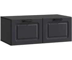 TV staliukas Sieninė TV spintelė Juoda 78,5 x 41 x 30 cm Apdirbta mediena