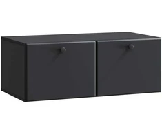 TV staliukas Sieninė TV spintelė 78,5 x 41 x 30 cm Juoda Apdirbta mediena