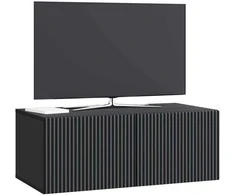 TV staliukas Sieninė TV spintelė Juoda 78,5 x 41 x 30 cm Apdirbta mediena