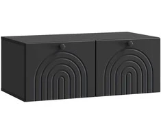 TV staliukas Sieninė TV spintelė Juoda 78,5 x 41 x 30 cm Apdirbta mediena