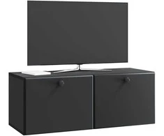 TV staliukas Sieninė TV spintelė 78,5 x 31 x 30 cm Juoda Apdirbta mediena