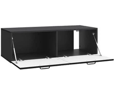 TV staliukas Sieninė TV spintelė Juoda 98 x 41 x 30 cm Apdirbta mediena