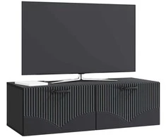 TV staliukas Sieninė TV spintelė Juoda 98 x 41 x 30 cm Apdirbta mediena