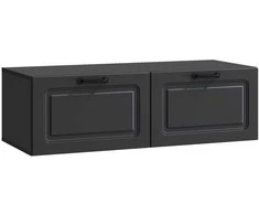 TV staliukas Sieninė TV spintelė Juoda 98 x 41 x 30 cm Apdirbta mediena
