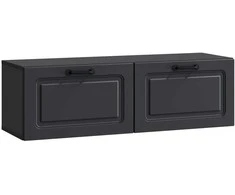 TV staliukas Sieninė TV spintelė Juoda 98 x 31 x 30 cm Apdirbta mediena