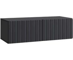 TV staliukas Sieninė TV spintelė Juoda 98 x 41 x 30 cm Apdirbta mediena