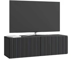 TV staliukas Sieninė TV spintelė Juoda 98 x 31 x 30 cm Apdirbta mediena