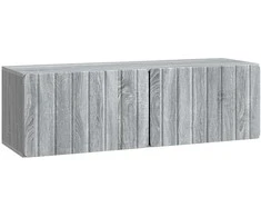 TV staliukas Sieninė TV spintelė Pilka sonoma ąžuolo 98 x 31 x 30 cm