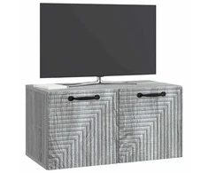 TV staliukas Sieninė TV spintelė Pilka sonoma ąžuolo 59,5 x 31 x 30 cm