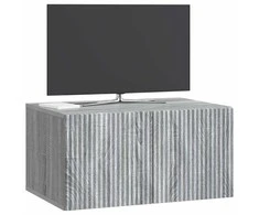 TV staliukas Sieninė TV spintelė Pilka sonoma ąžuolo 59,5 x 41 x 30 cm