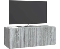 TV staliukas Sieninė TV spintelė Pilka sonoma ąžuolo 78,5 x 31 x 30 cm