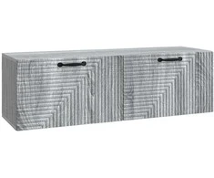 TV staliukas Sieninė TV spintelė Pilka sonoma ąžuolo 98 x 31 x 30 cm