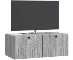 TV staliukas Sieninė TV spintelė Pilka sonoma ąžuolo 78,5 x 41 x 30 cm