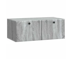 TV staliukas Sieninė TV spintelė 78,5 x 41 x 30 cm Pilka Sonoma