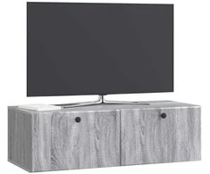 TV staliukas Sieninė TV spintelė 98 x 41 x 30 cm Pilka Sonoma