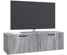 TV staliukas Sieninė TV spintelė Pilka sonoma ąžuolo 98 x 31 x 30 cm