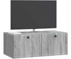 TV staliukas Sieninė TV spintelė Pilka sonoma ąžuolo 78,5 x 41 x 30 cm