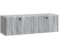 TV staliukas Sieninė TV spintelė 98 x 31 x 30 cm Pilka Sonoma