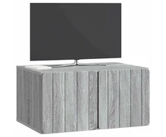 TV staliukas Sieninė TV spintelė Pilka sonoma ąžuolo 59,5 x 41 x 30 cm