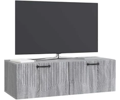 TV staliukas Sieninė TV spintelė Pilka sonoma ąžuolo 98 x 41 x 30 cm