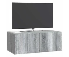 TV staliukas Sieninė TV spintelė Pilka sonoma ąžuolo 78,5 x 41 x 30 cm