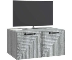 TV staliukas Sieninė TV spintelė Pilka sonoma ąžuolo 59,5 x 41 x 30 cm