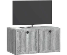 TV staliukas Sieninė TV spintelė Pilka sonoma ąžuolo 59,5 x 31 x 30 cm