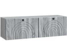 TV staliukas Sieninė TV spintelė Pilka sonoma ąžuolo 98 x 31 x 30 cm