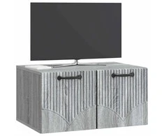 TV staliukas Sieninė TV spintelė Pilka sonoma ąžuolo 59,5 x 41 x 30 cm
