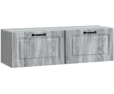TV staliukas Sieninė TV spintelė Pilka sonoma ąžuolo 98 x 31 x 30 cm