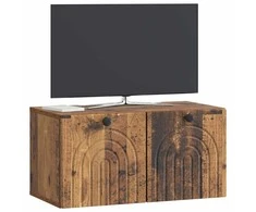 TV staliukas Sieninė TV spintelė Sendintos medienos 59,5 x 31 x 30 cm