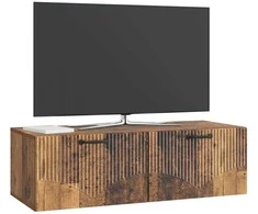 TV staliukas Sieninė TV spintelė Sendintos medienos 98 x 41 x 30 cm