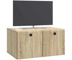 TV staliukas Sieninė TV spintelė 59,5 x 41 x 30 cm Sonoma ąžuolas