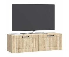 TV staliukas Sieninė TV spintelė Sonoma ąžuolas 98 x 31 x 30 cm