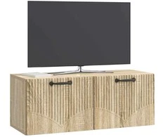 TV staliukas Sieninė TV spintelė Sonoma ąžuolas 78,5 x 31 x 30 cm