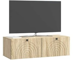 TV staliukas Sieninė TV spintelė Sonoma ąžuolas 98 x 41 x 30 cm