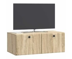 TV staliukas Sieninė TV spintelė 78,5 x 41 x 30 cm Sonoma ąžuolas